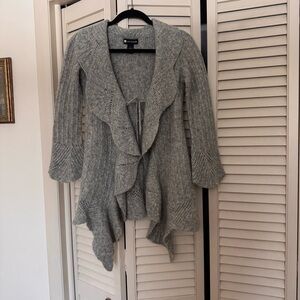 Valerie Bertinelli Gray Women's Cardigan SZ S